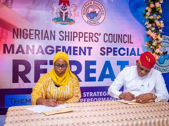 NIGERIAN SHIPPERS' COUNCIL SIGNS HISTORIC BOND TO UPHOLD ORGANIZATIONAL VALUES